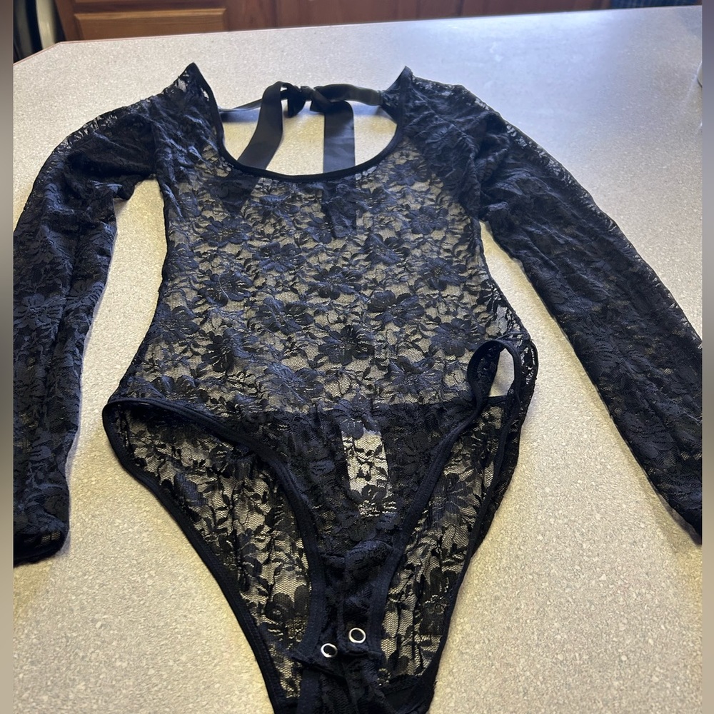 Baci backless lace lingerie